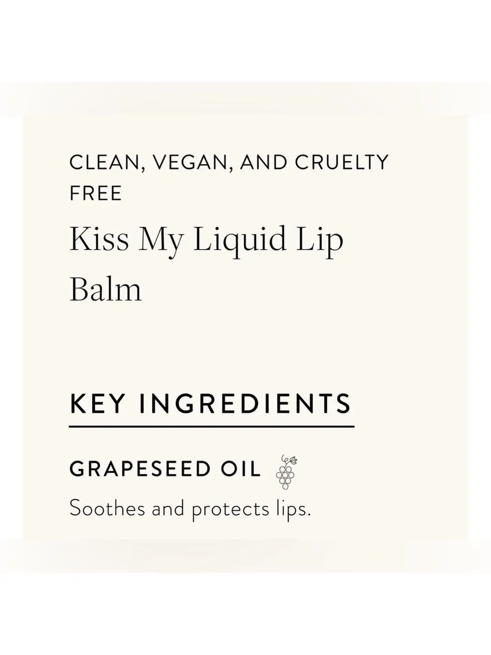 Roen Charlie Kiss My Liquid Lip Balm